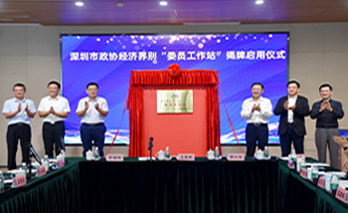 深圳市政协经济委员会在多彩硅谷举行委员工作站揭牌仪式